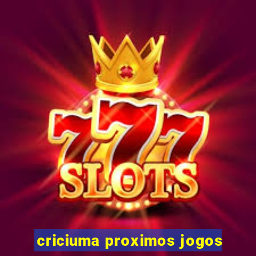 criciuma proximos jogos